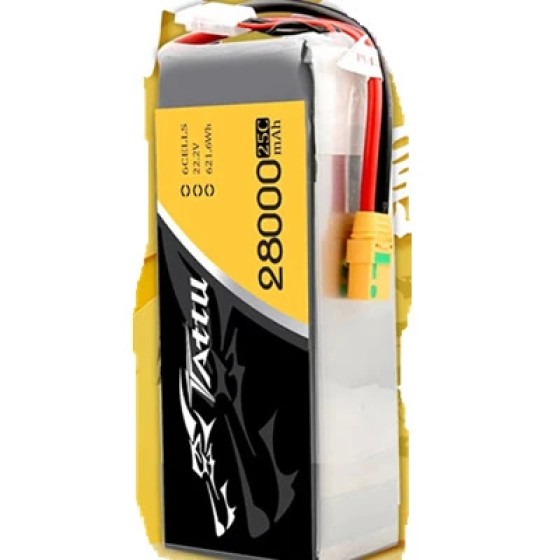 Factory Wholesale TATTU 28000mAh 22.2V  Drone Battery UAV Lithium Battery 25C 6S for Agriculture UAV